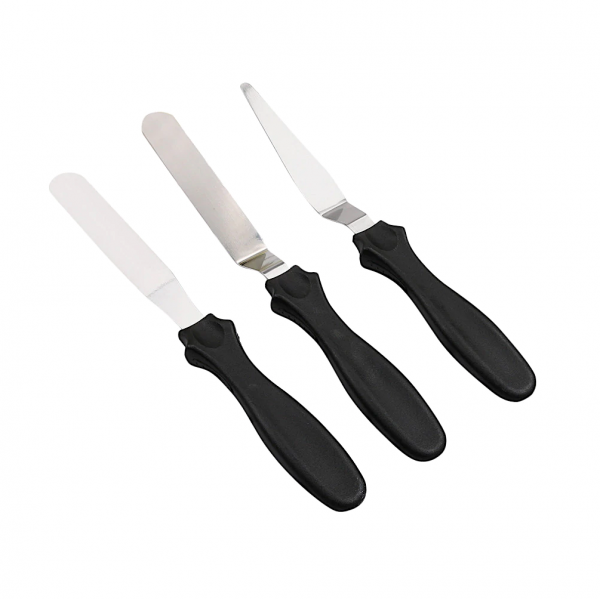 Кондитерские лопатки размер 8.5 см в наборе 3 шт Кондитерские лопатки размер 8.5 см в наборе 3 шт